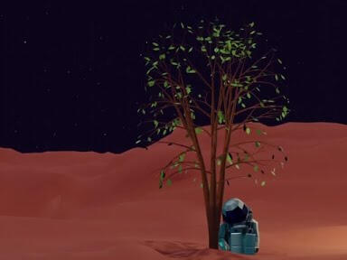 Breathe Short Animation for an Assignment Little Space Man Growing a Tree - Portfolio