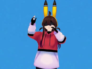 I FINALLY REVEAL MY 3D VROID GE3T3E MODEL FOR MY NEW YOUTUBE STREAM TRAILER! - Portfolio