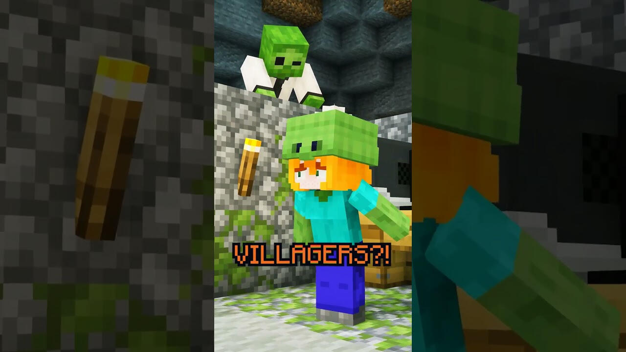 Zombie Employee (Background Role) from "Working as a ZOMBIE in Minecraft"